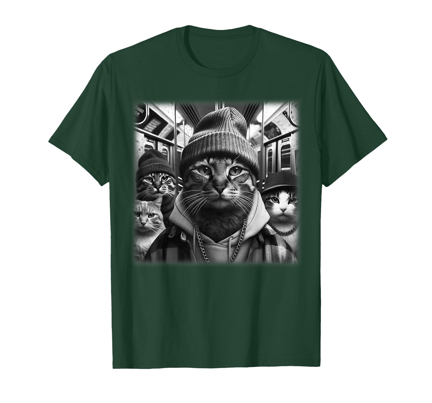 Gang of Feral Street Cats Gangster 90's Funny Meme T-Shirt