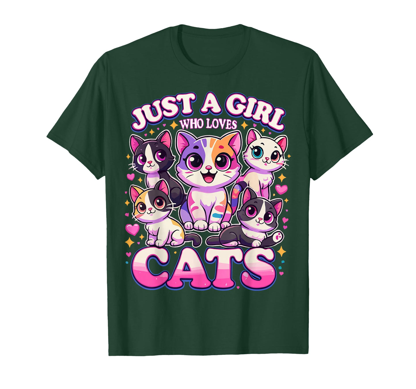 Cat Just a Girl Who Loves Cats T-Shirt