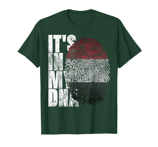 It's In My DNA Yemeni American Gift Cool Yemenite Yemen Flag T-Shirt