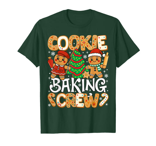 Christmas Cookie Baking Crew Family Baking Gingerbread Team T-Shirt