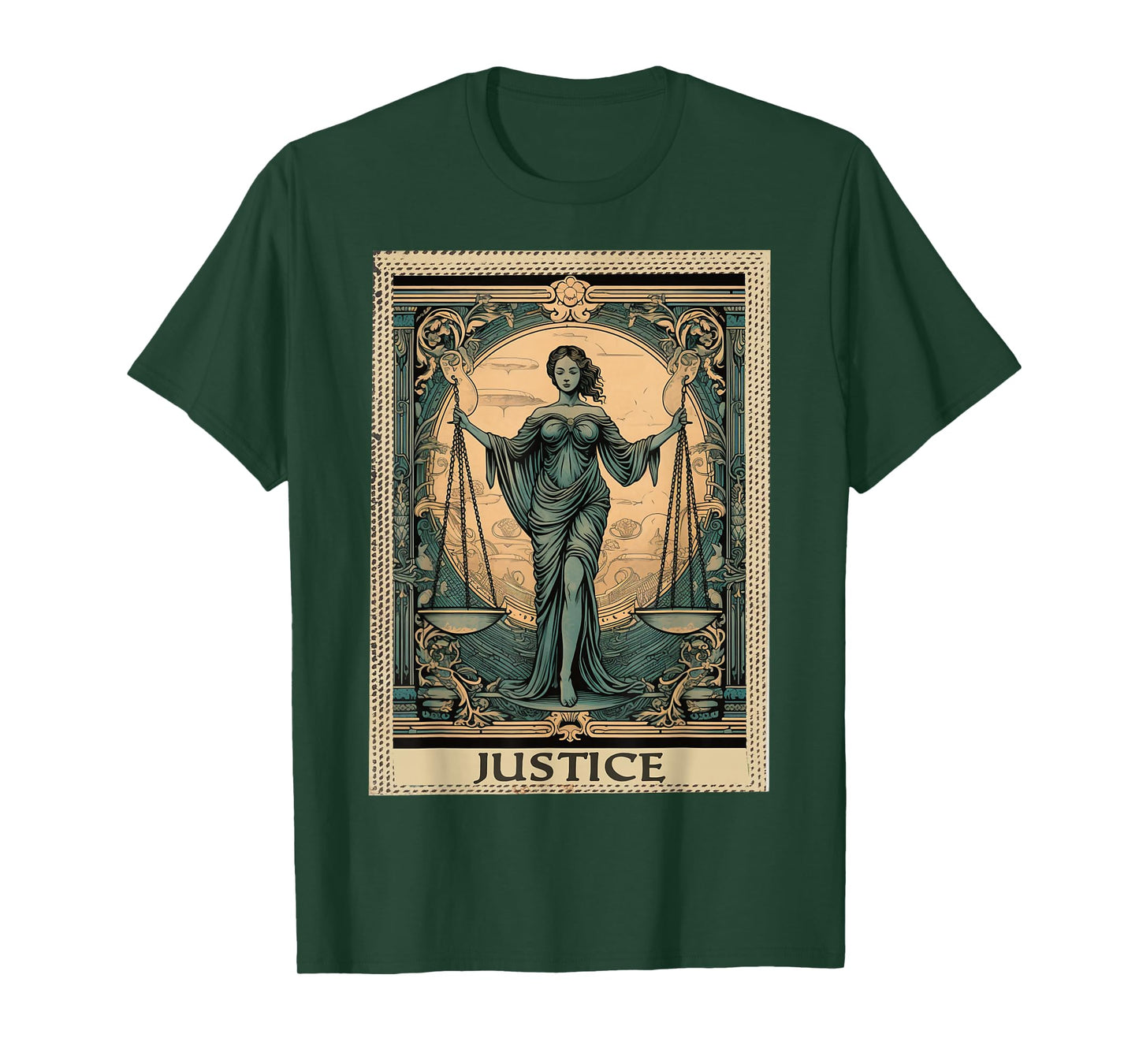 FoolsFate Unisex-Adult Tarot Card Reading Graphic T-Shirt, Black, Small