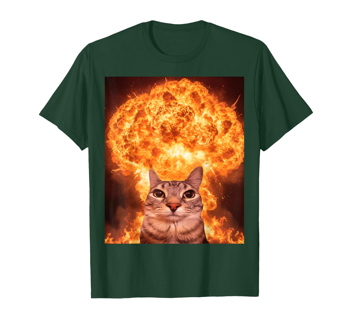 Funny Cat Meme Boys Girls Kids Women Men Teens Silly Graphic T-Shirt
