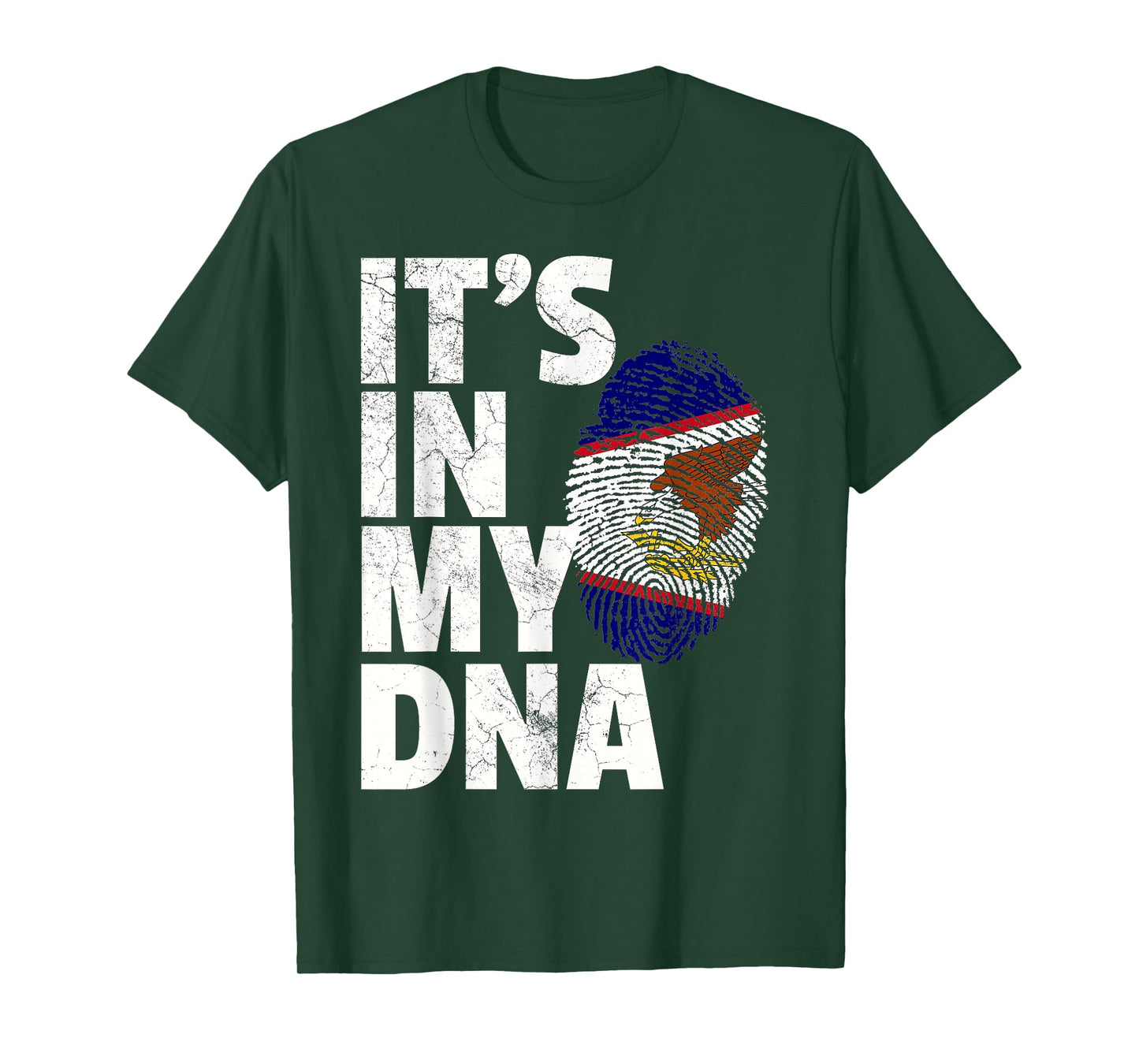 It's in My DNA American Samoa Flag Samoan Pride Roots Gift T-Shirt