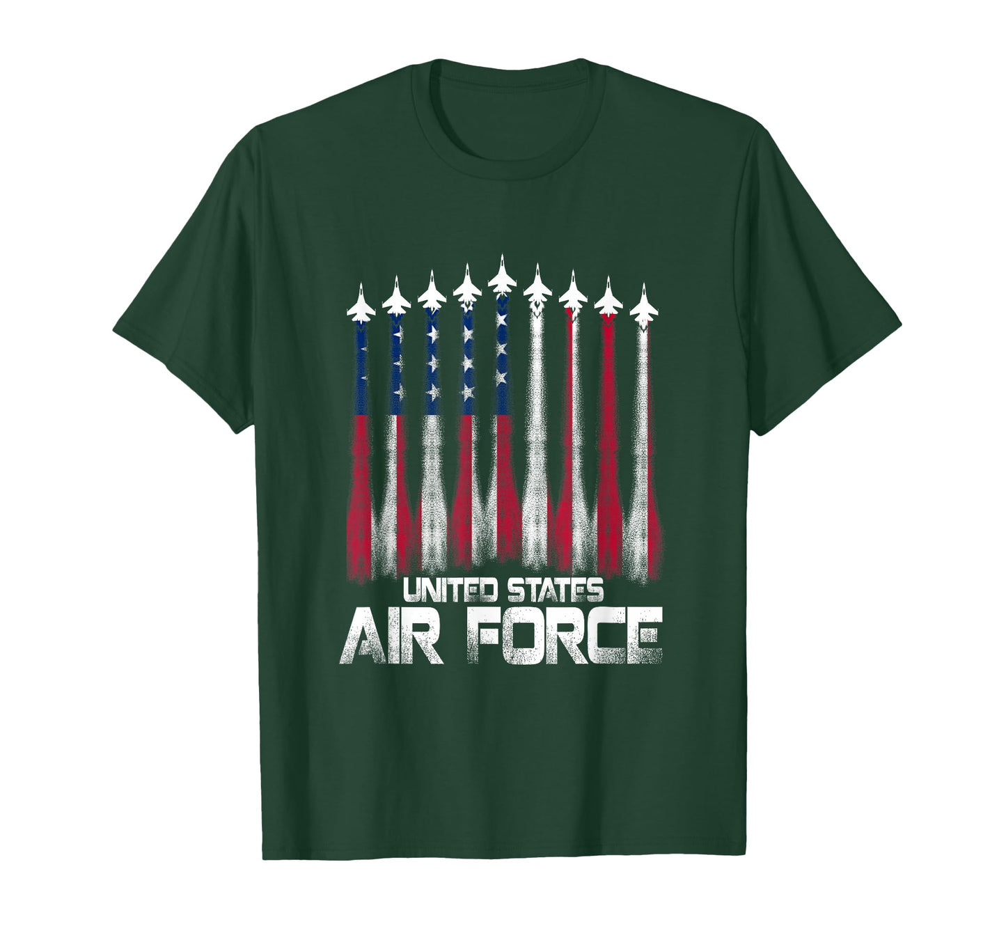 Air Force US Veterans American Flag 4th of July Patriotic T-Shirt