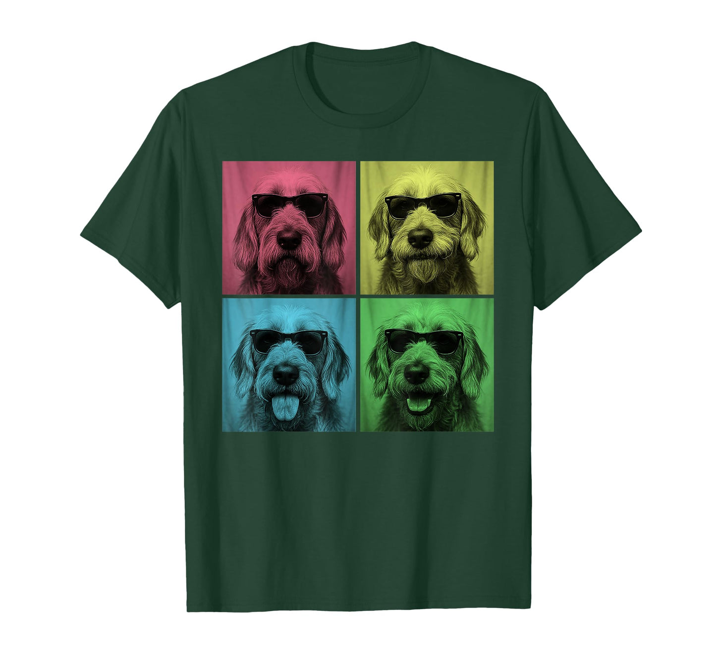 Spinone Italiano Pop Art Funny Dog Lover Photo Booth T-Shirt for Men Women Kids