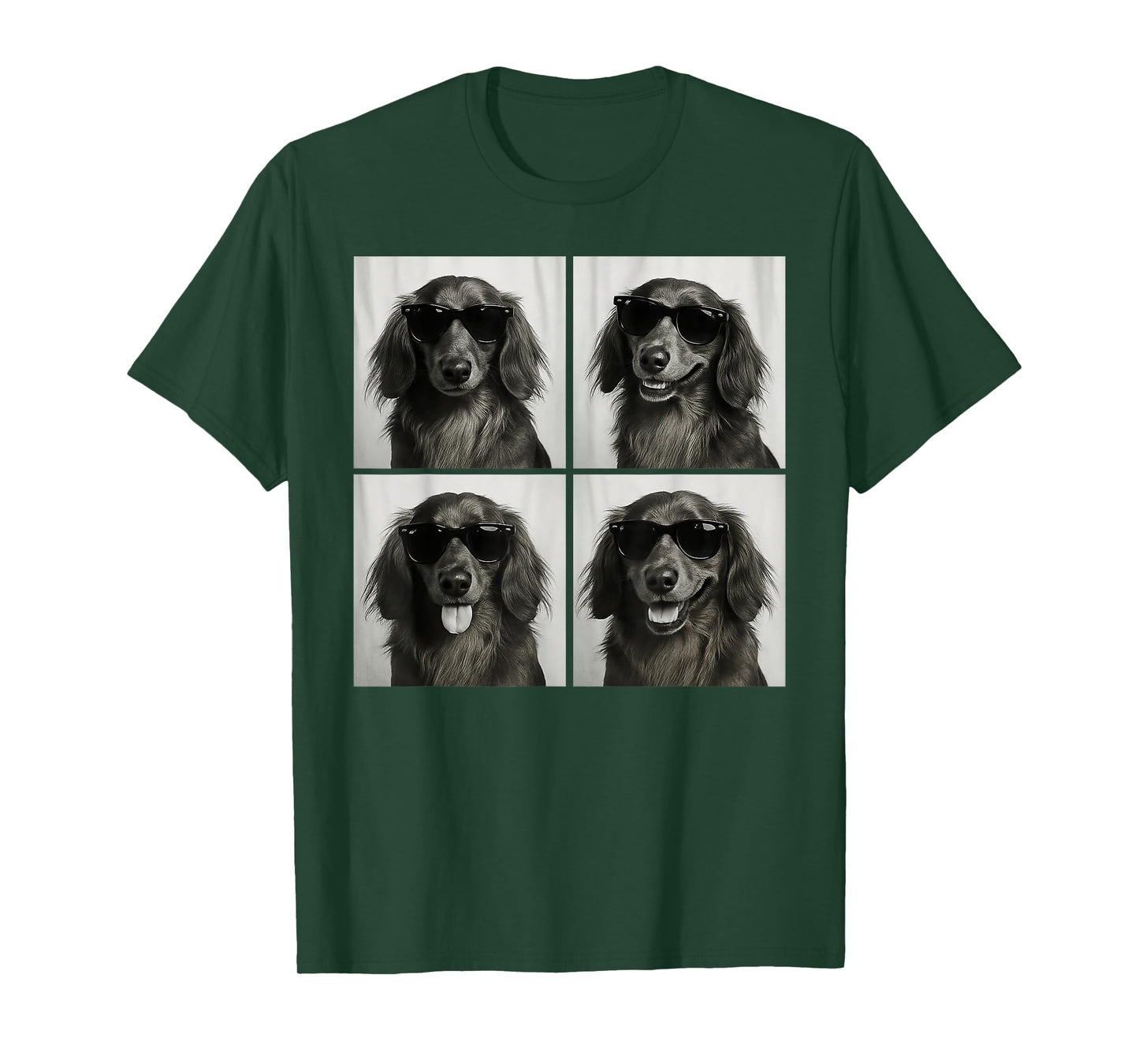 Funny Dachshund Lover Cute Wiener Dog Photo Booth T-Shirt