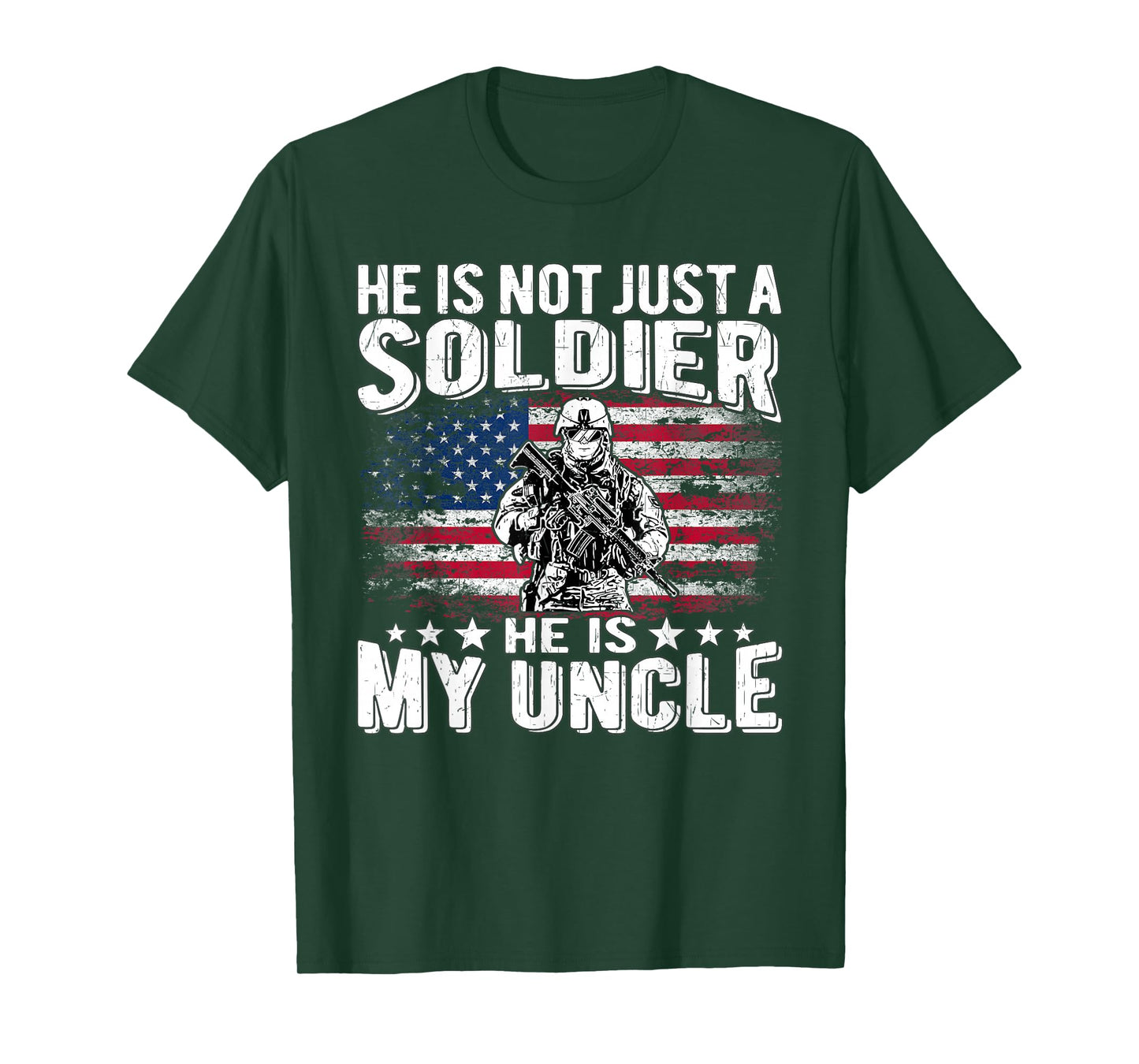 My Uncle Is A Soldier Hero Proud Military Niece Nephew Gifts T-Shirt