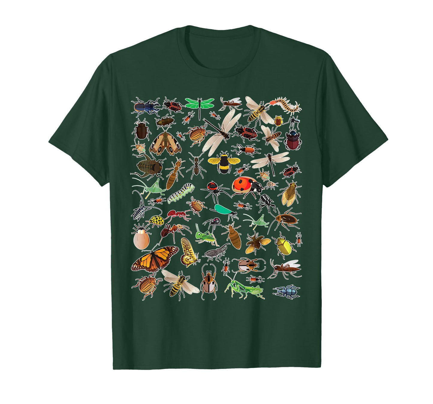 Cool Lots of Bugs | Funny Insect Lover Entomologist Boy Gift T-Shirt Small