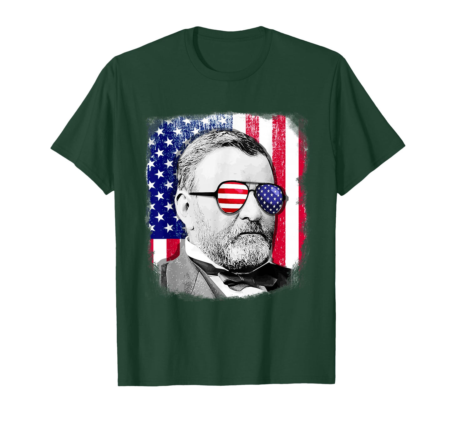 Ulysses S Grant US flag shirt 4th of July T-Shirt