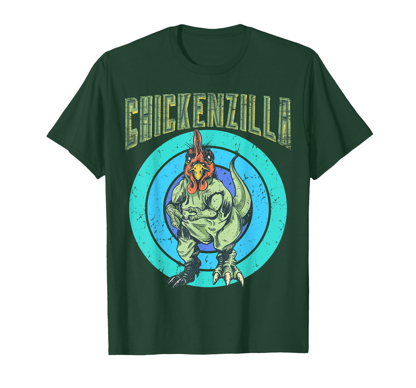 Chickenzilla Funny Chicken Shirt Dinosaur Chicken Lover T-Shirt