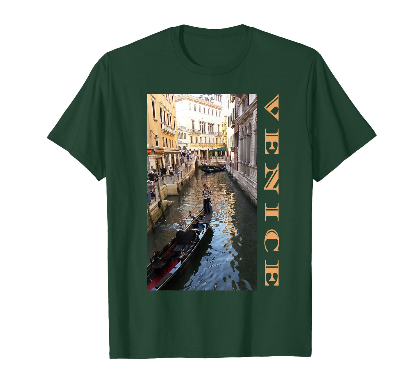 Venice Italy Canal Gondola Travel Souvenirs Photography T-Shirt