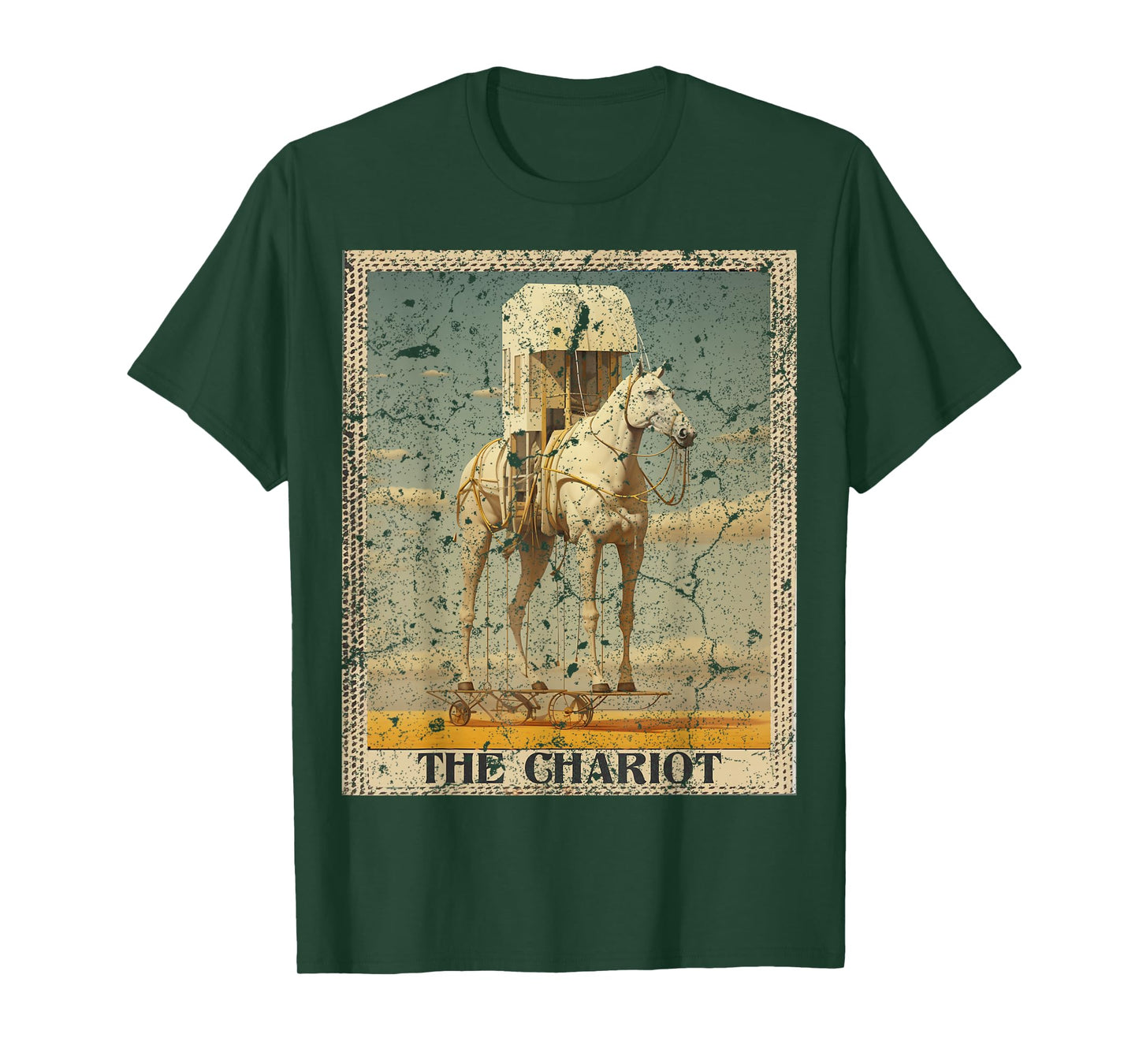 Abstract Art Tarot Card The Chariot T-Shirt