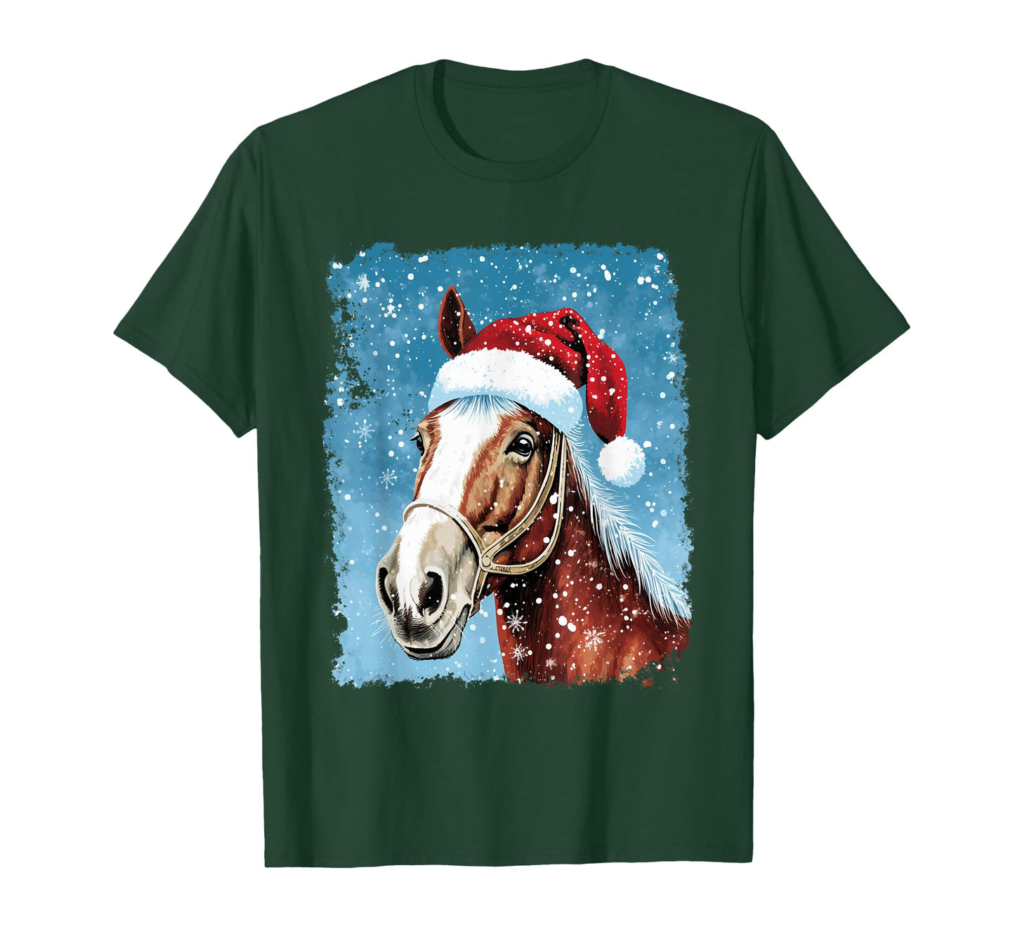 Christmas Farmer Animal Horse T-Shirt