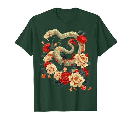 Amazing Chinese Year of The Snake T-Shirt Design T-Shirt