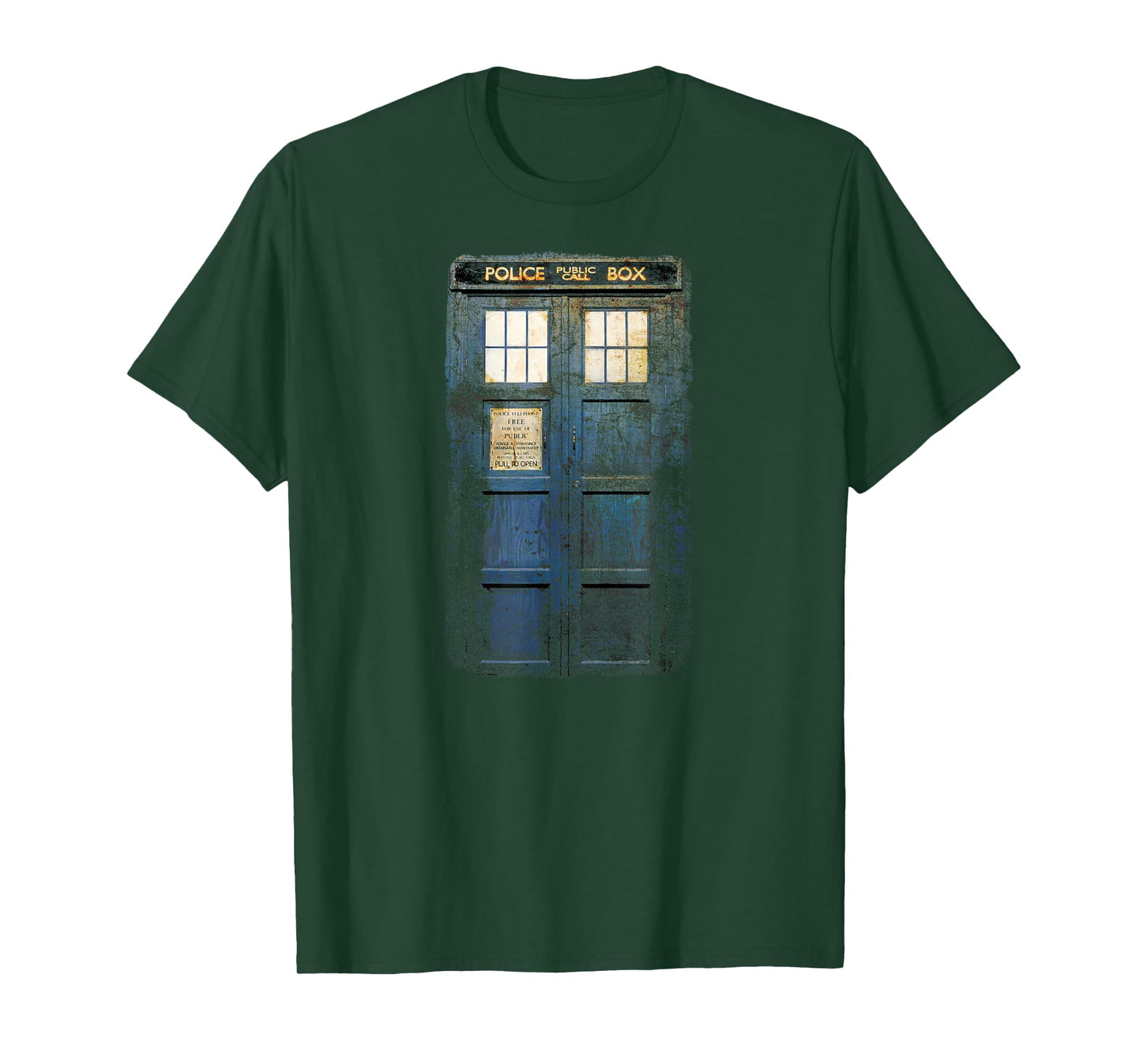 Cosplay Tardis Distressed Time-Traveller Sci-Fan T-Shirt