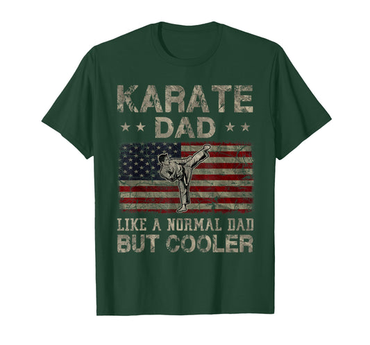 Karate Dad Like A Normal Dad But Cooler Father's Day T-Shirt