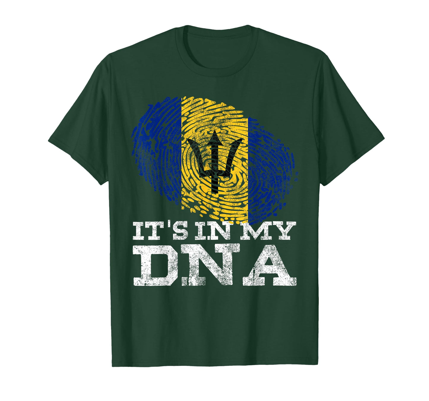 It's in My DNA Barbados Barbadian Graphic Bajan Flag T-Shirt