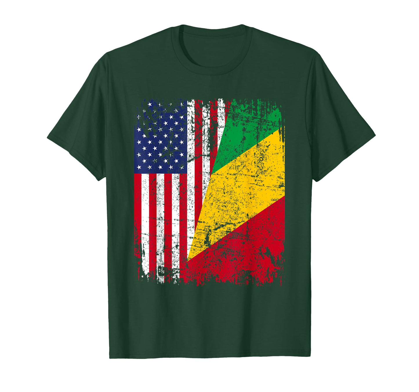 CONGOLESE American Flag | Men Women Kids | CONGO T-Shirt