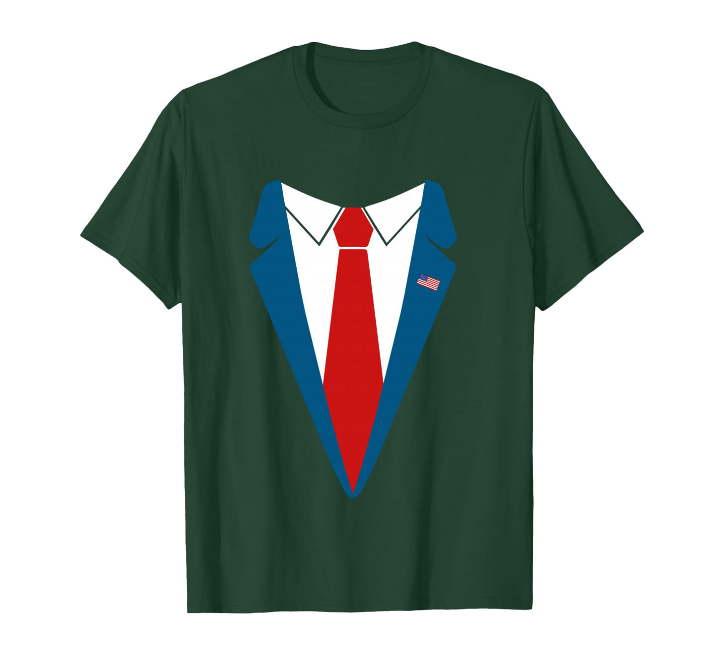 Trump Suit Halloween Costume Funny Cute Simple Fast gift Long Sleeve T-Shirt