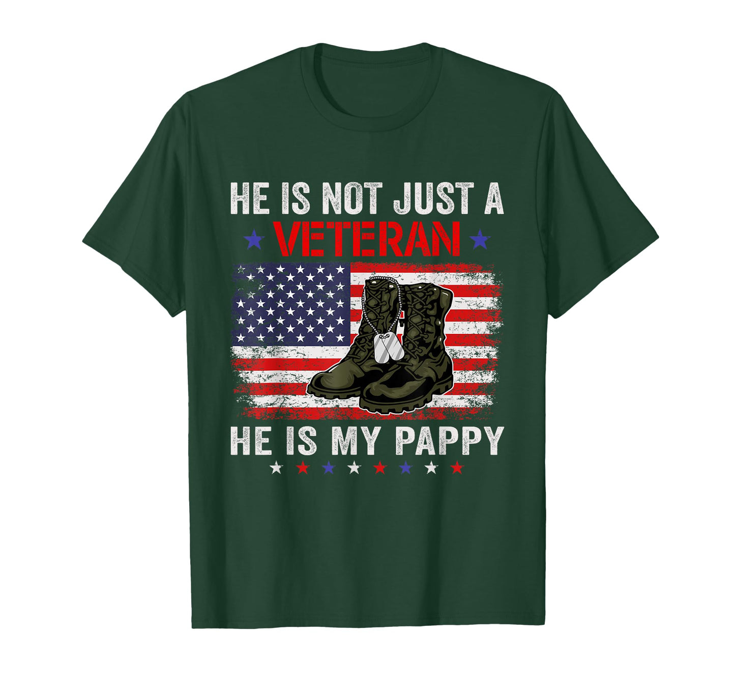 He Is Not Just A Veteran My Pappy Veterans Day Patriotic T-Shirt