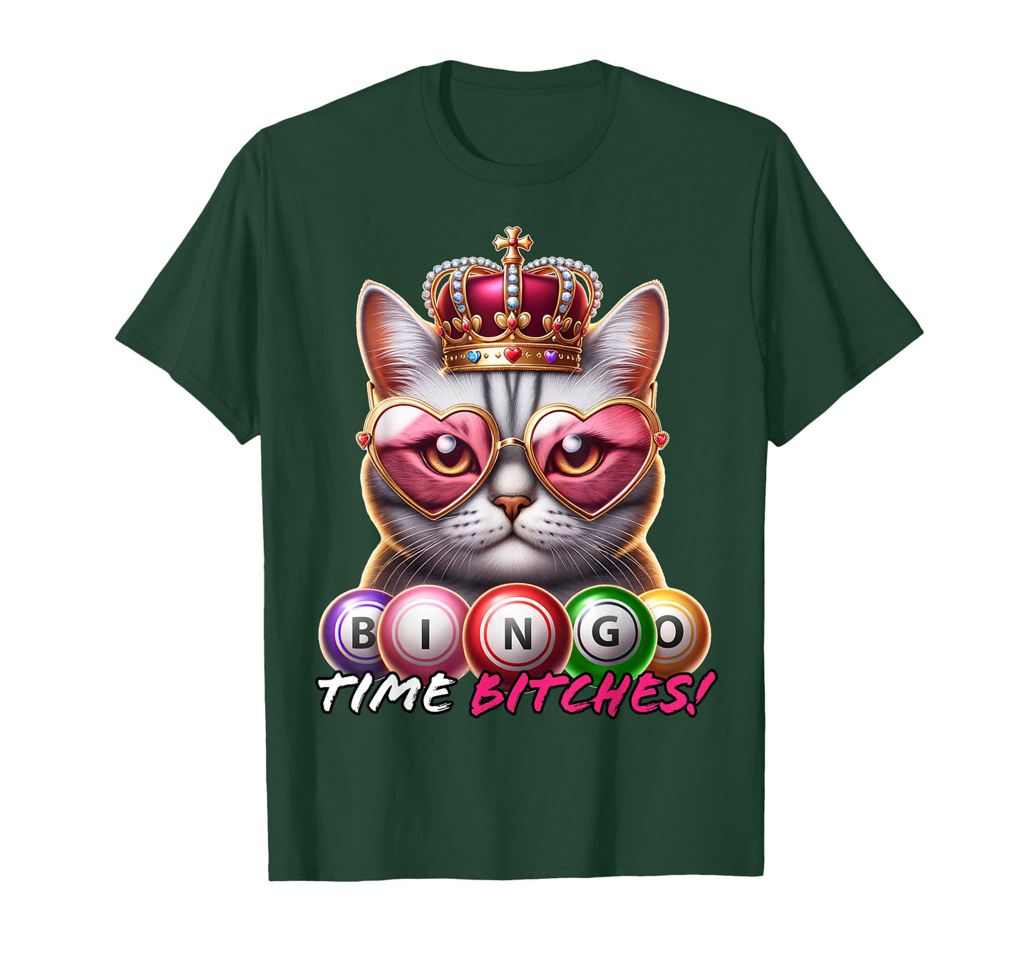 Bingo Time Bitches Funny Bingo Shirts for Women Bingo Player T-Shirt