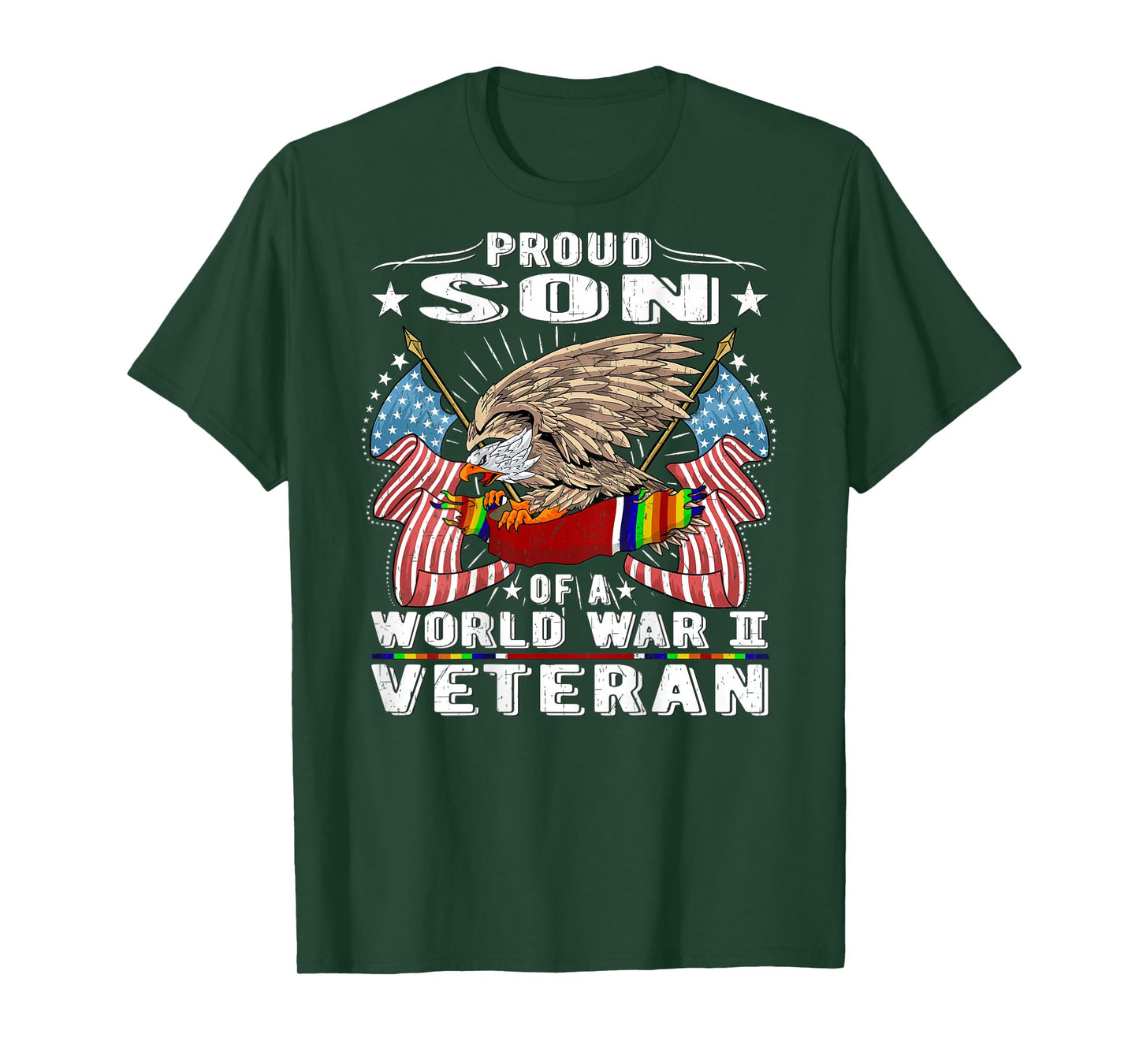 Proud Son Of A World War 2 Veteran Military Vet's Child Gift T-Shirt