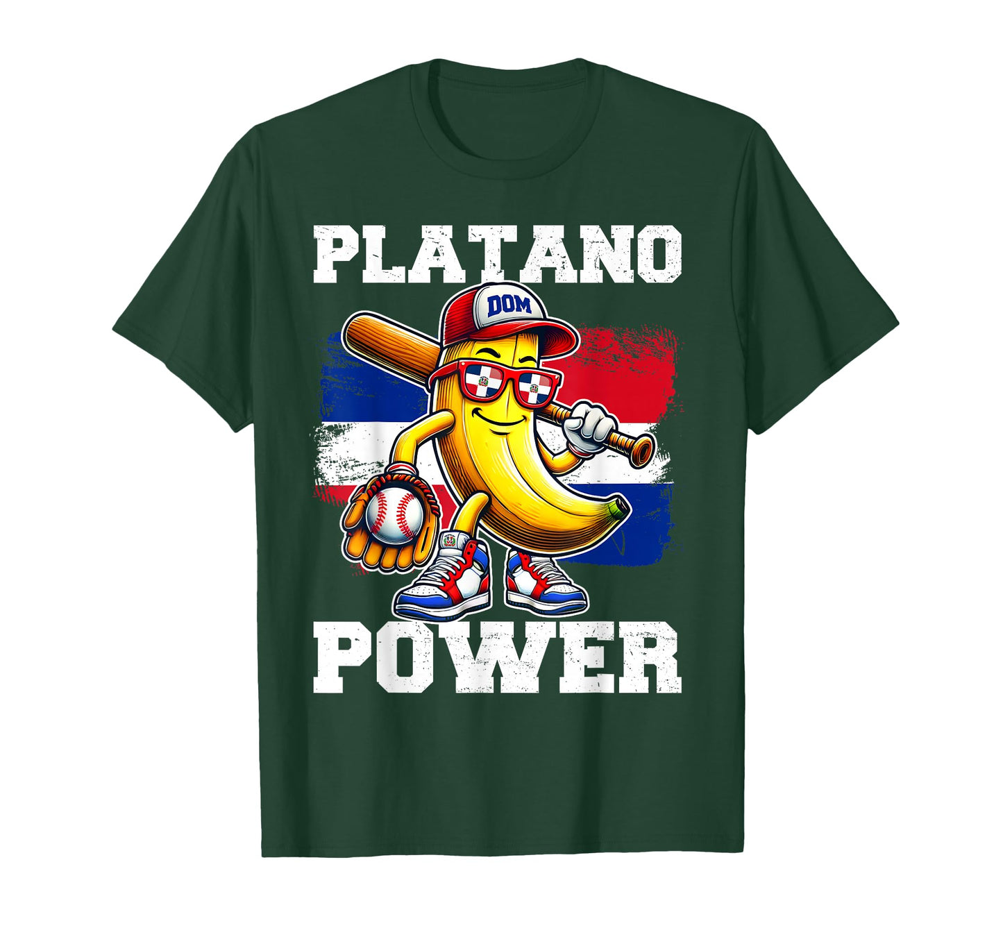 Dominican Republic Platano Power Flag for Boys Kids Toddlers T-Shirt