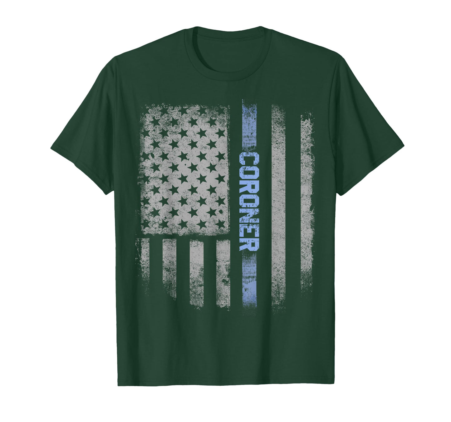 Coroner US Flag T-shirt T-Shirt