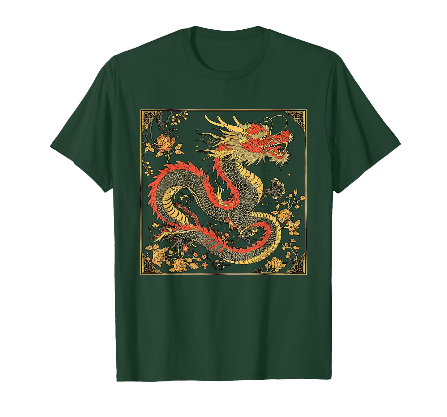 Chinese Zodiac Dragon Symbol Chinese Dragon Art Style T-Shirt