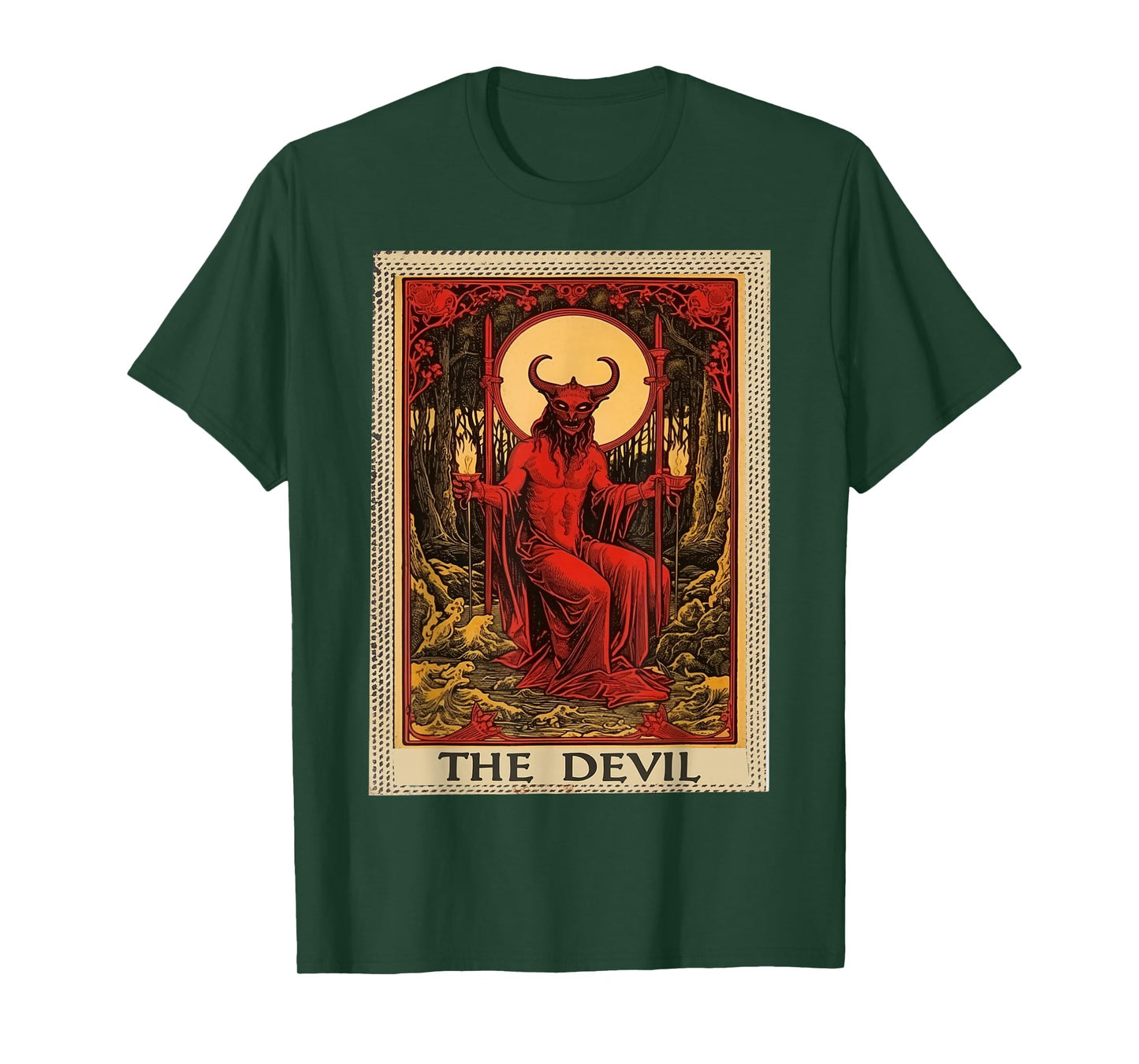 Vintage Tarot Card The Devil T-Shirt