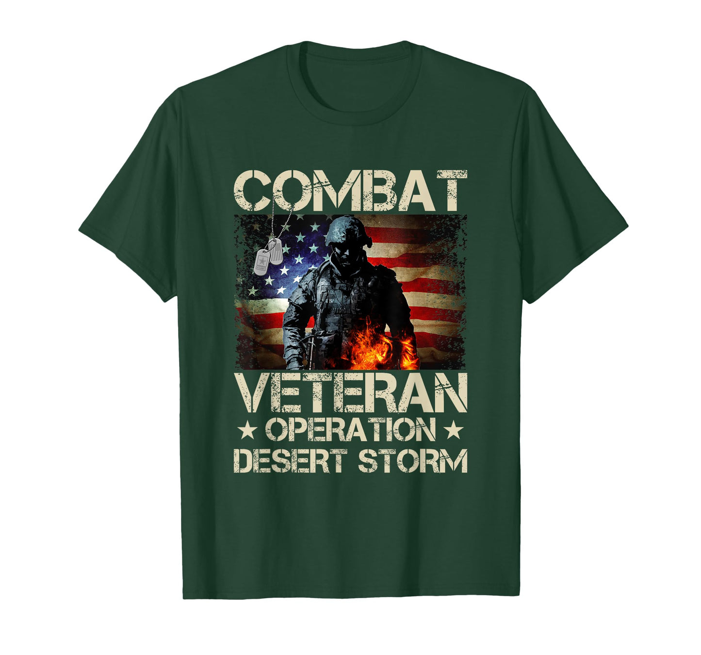 Memorial Day Veteran's Day Desert Storm Military Soldier T-Shirt