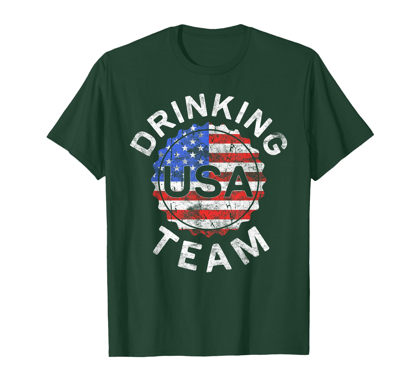 USA Drinking Team Shirt Funny Men Women 4th Of July T-Shirt