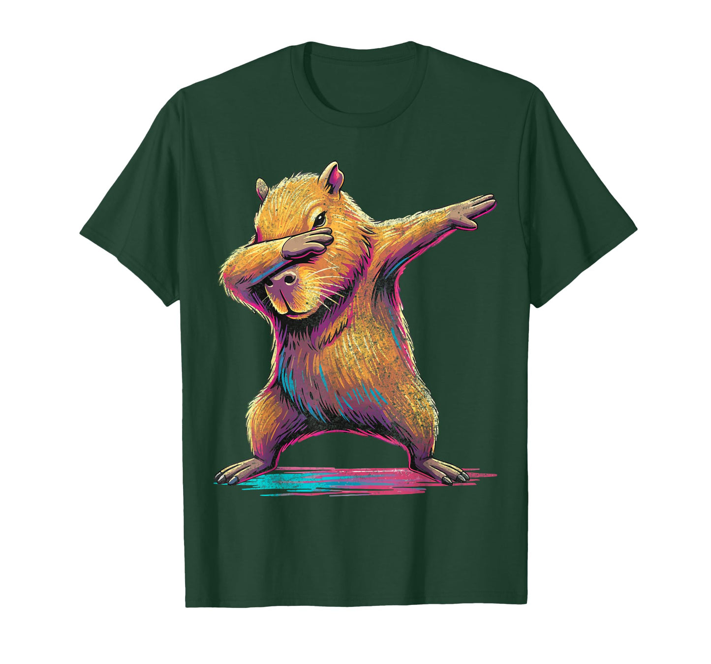 Capybara Dabbing Funny Animal Capybaras Lover T-Shirt