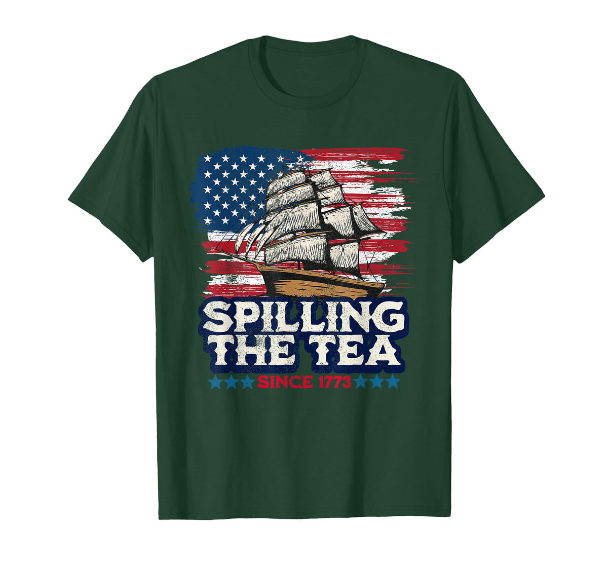 Funny US History Teacher Boston Spilling The Tea Since 1773 T-Shirt