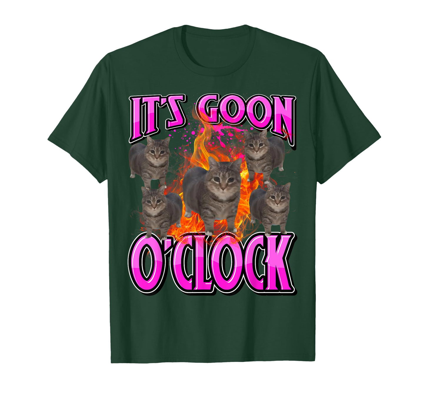 It's Goon O'Clock Bootleg Gooning Funny Memes Internet Memes T-Shirt