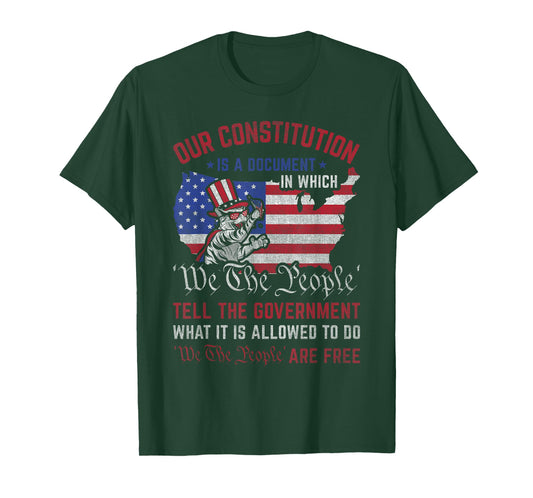 We The People Tell - US Constitution Patriotic American T-Shirt