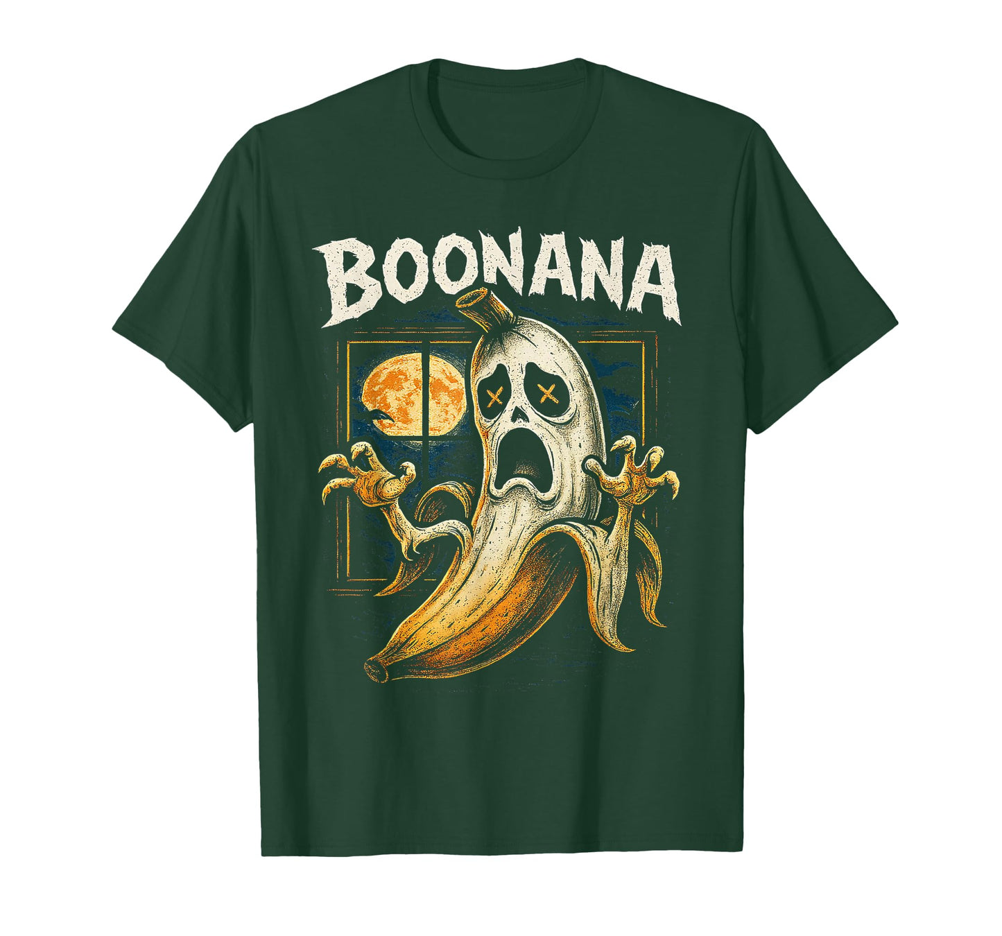 Boonana Cute Ghost Banana Halloween Costume Men Women Kids T-Shirt