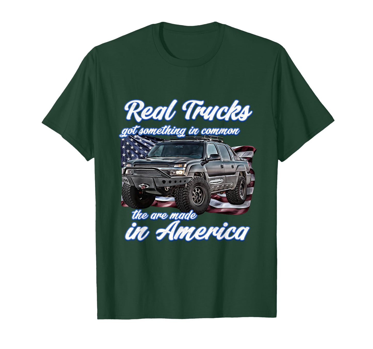 Real american Truck,Avalanche,USA,Patriot,Patriotic,America T-Shirt