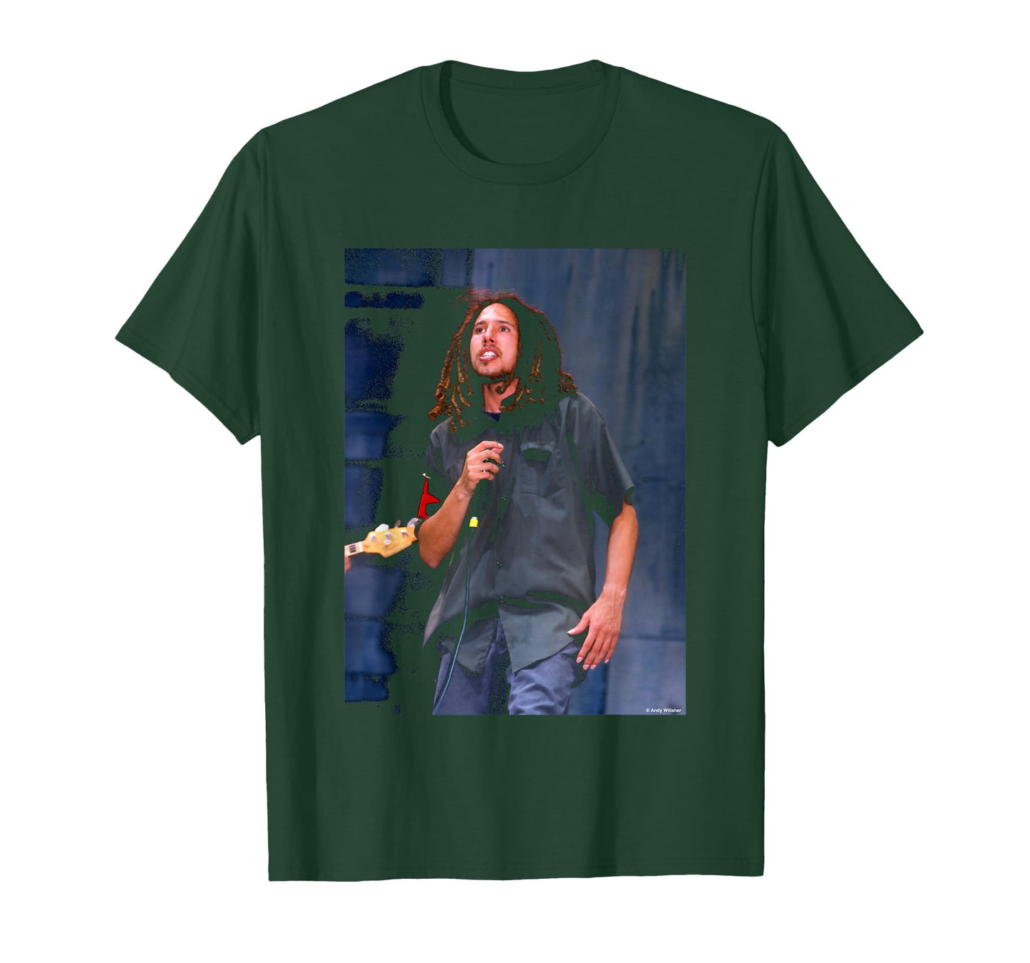Rage Against The Machine Zack De La Rocha by Andy Willsher T-Shirt