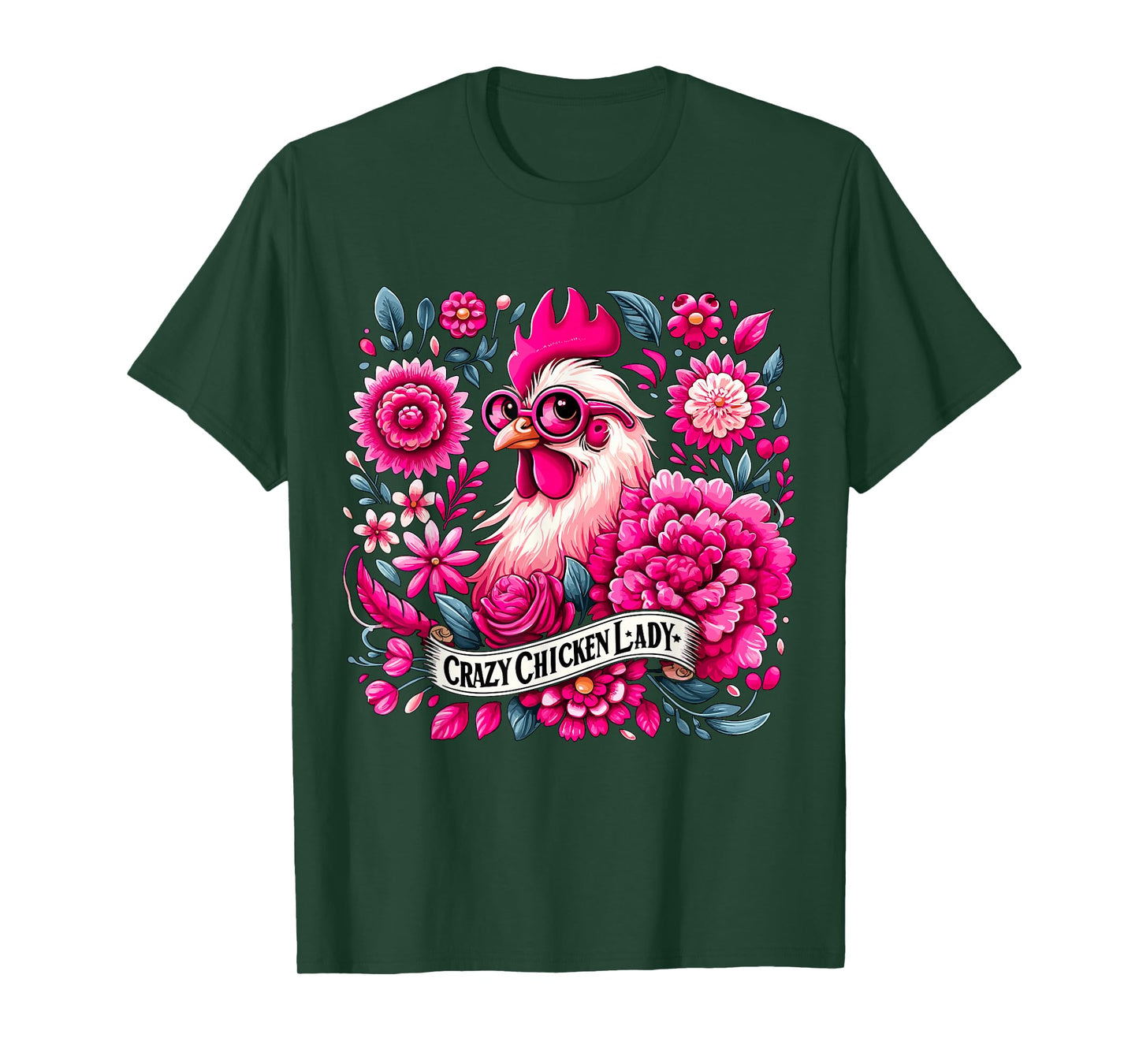 Crazy Chicken Lady Chicken Mom Farmer T-Shirt