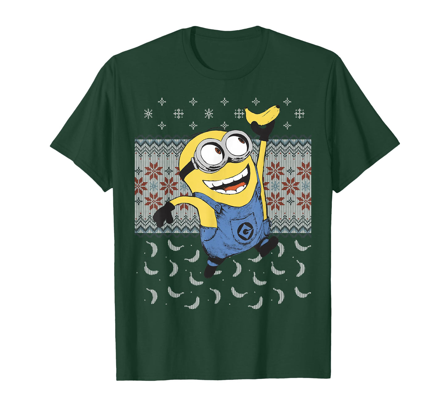 Despicable Me Minions Banana Ugly Christmas T-Shirt T-Shirt