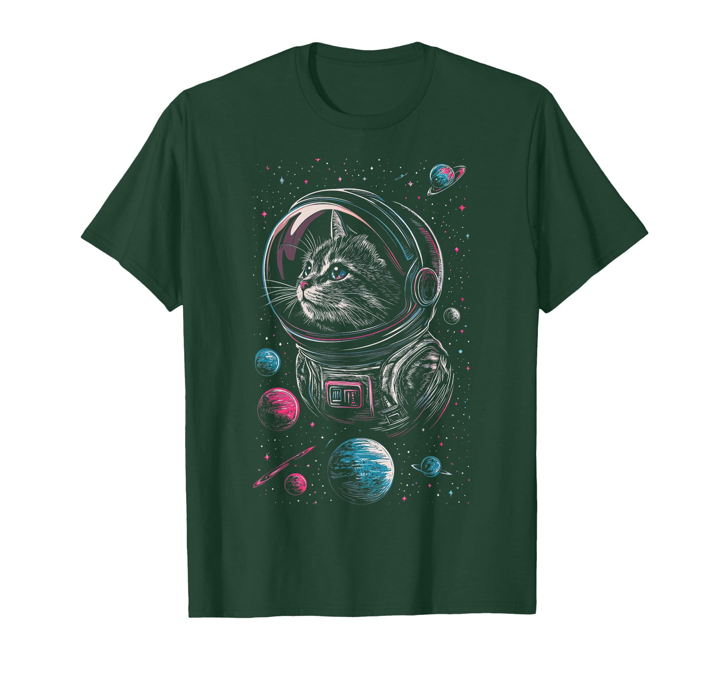 Funny Astronaut Cat | Graphic T-Shirt