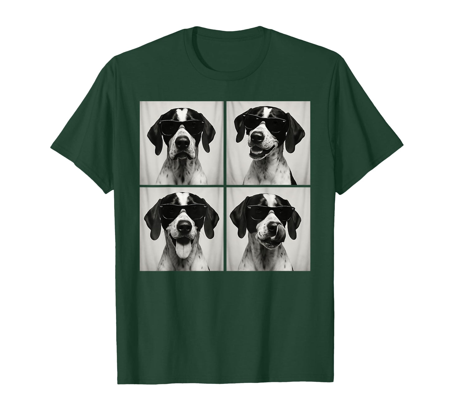 Funny English Pointer Lover Cute Dog Photo Booth T-Shirt