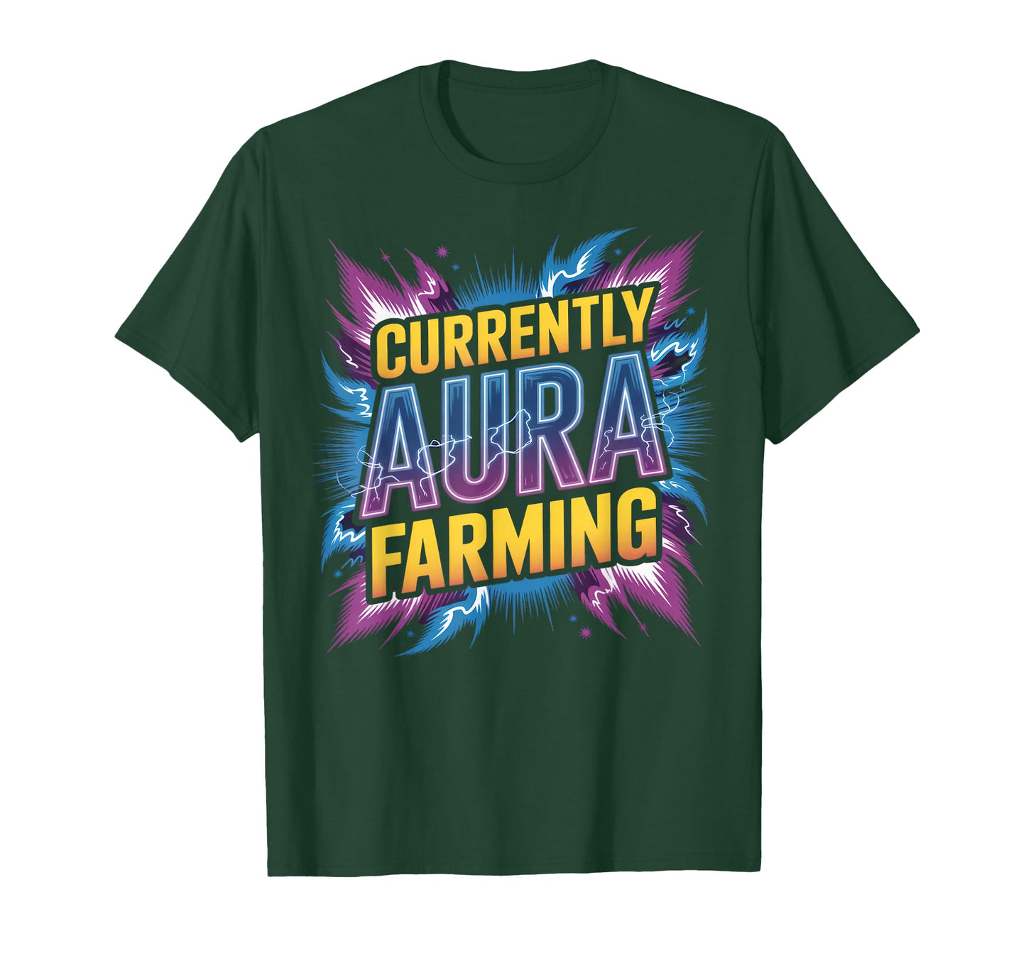 Currently Aura Farming Farm Aura Funny Aura Farming T-Shirt