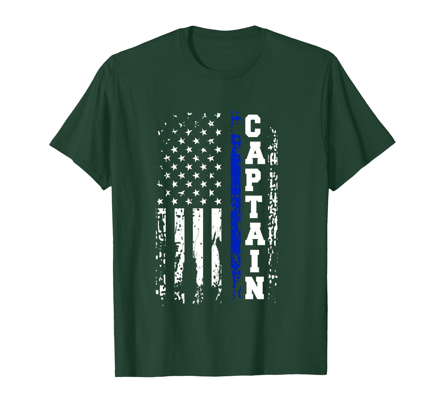 Police Captain Shirt Police Rank Captain Gift Long Sleeve T-Shirt