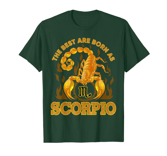 Scorpio Zodiac Sign October November Birthday Girl Women T-Shirt