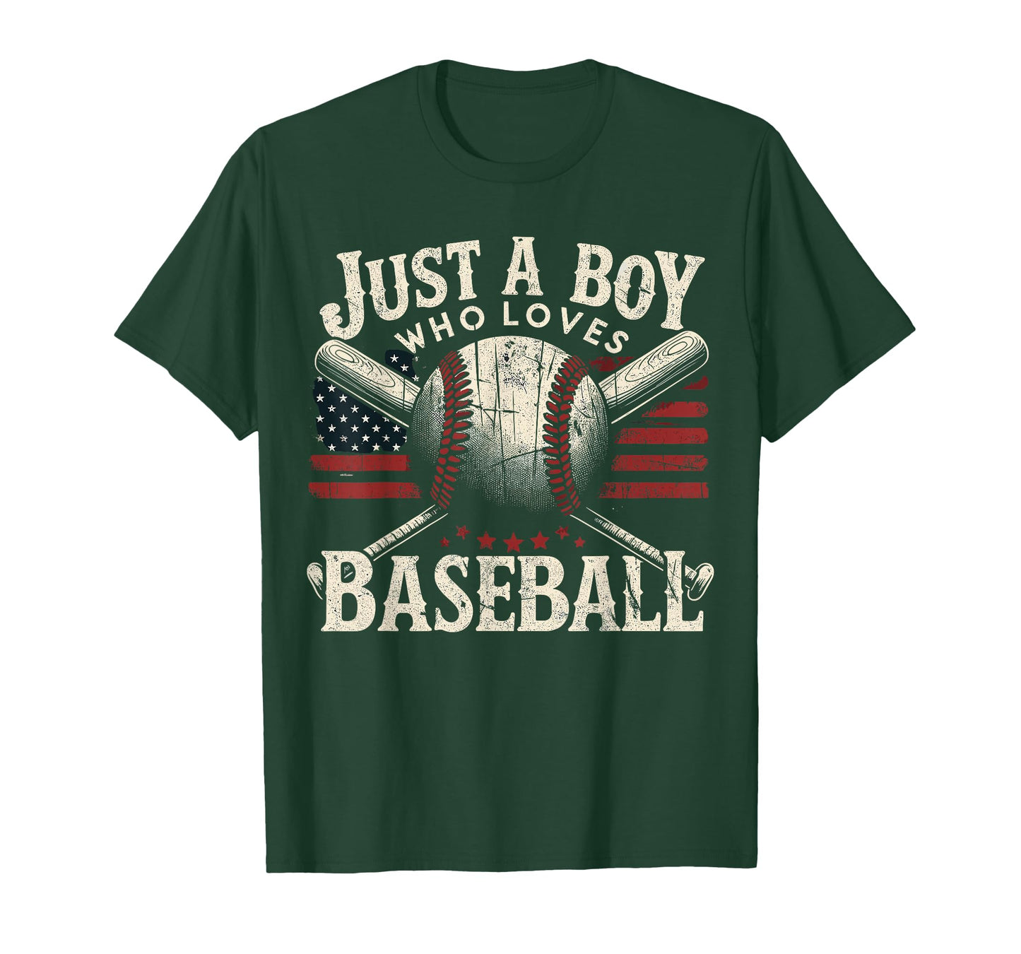 Just A Boy Who Loves Baseball T-Shirt