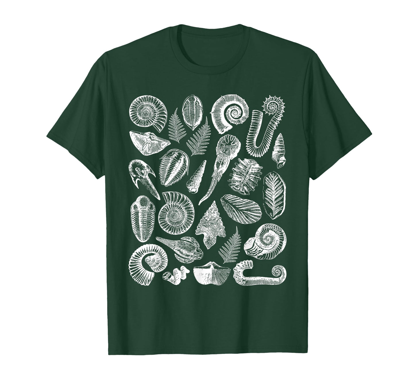 Retro Fossil Trilobite Graphic Paleontology Science Teacher T-Shirt
