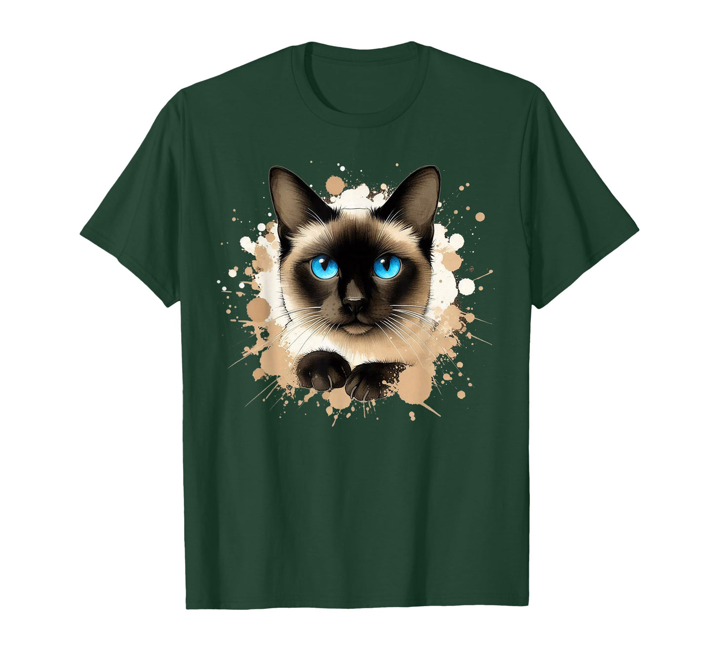Siamese Cat Graphic Cute Siamese Cat Lover Animal Kitty T-Shirt