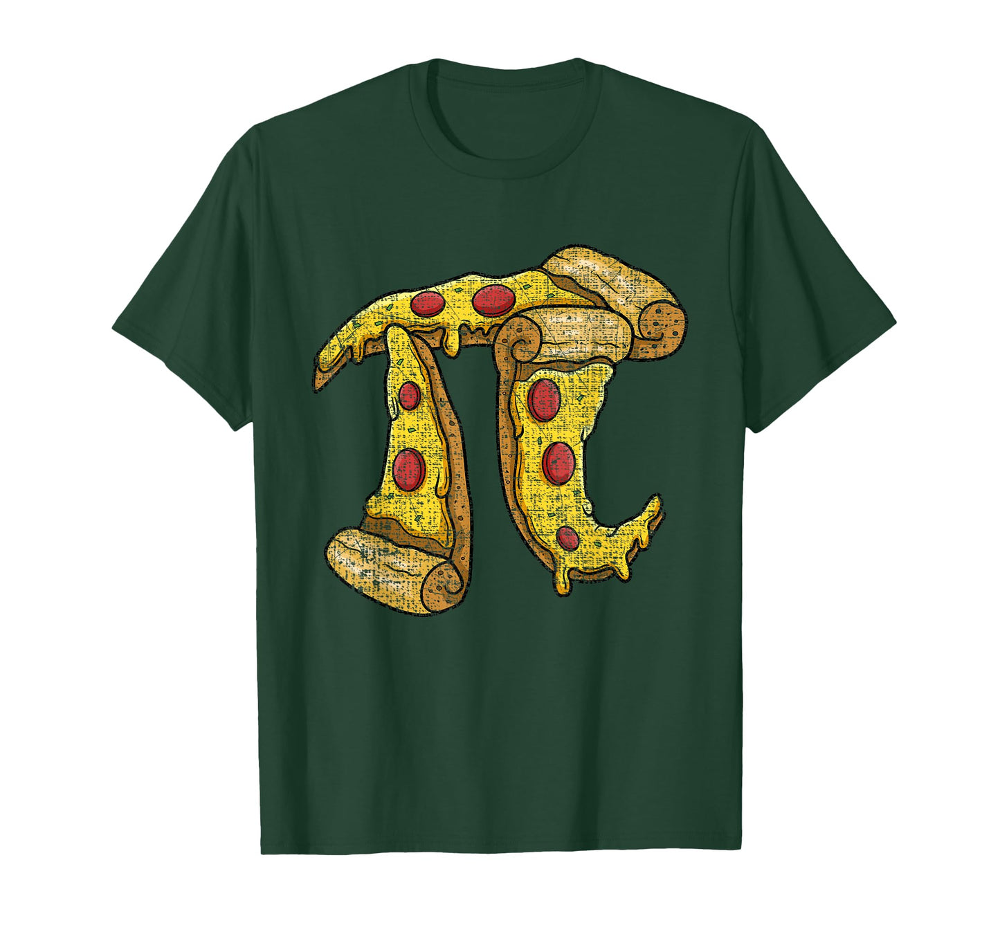 Pi Day Shirt Kids Pizza Pi Funny Math Food 3.14 Distressed T-Shirt